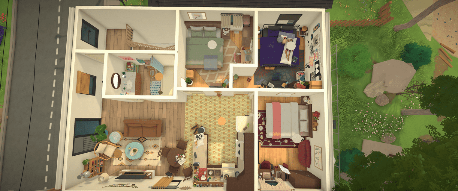 Cluttered Convenience Store with Apartment image 4