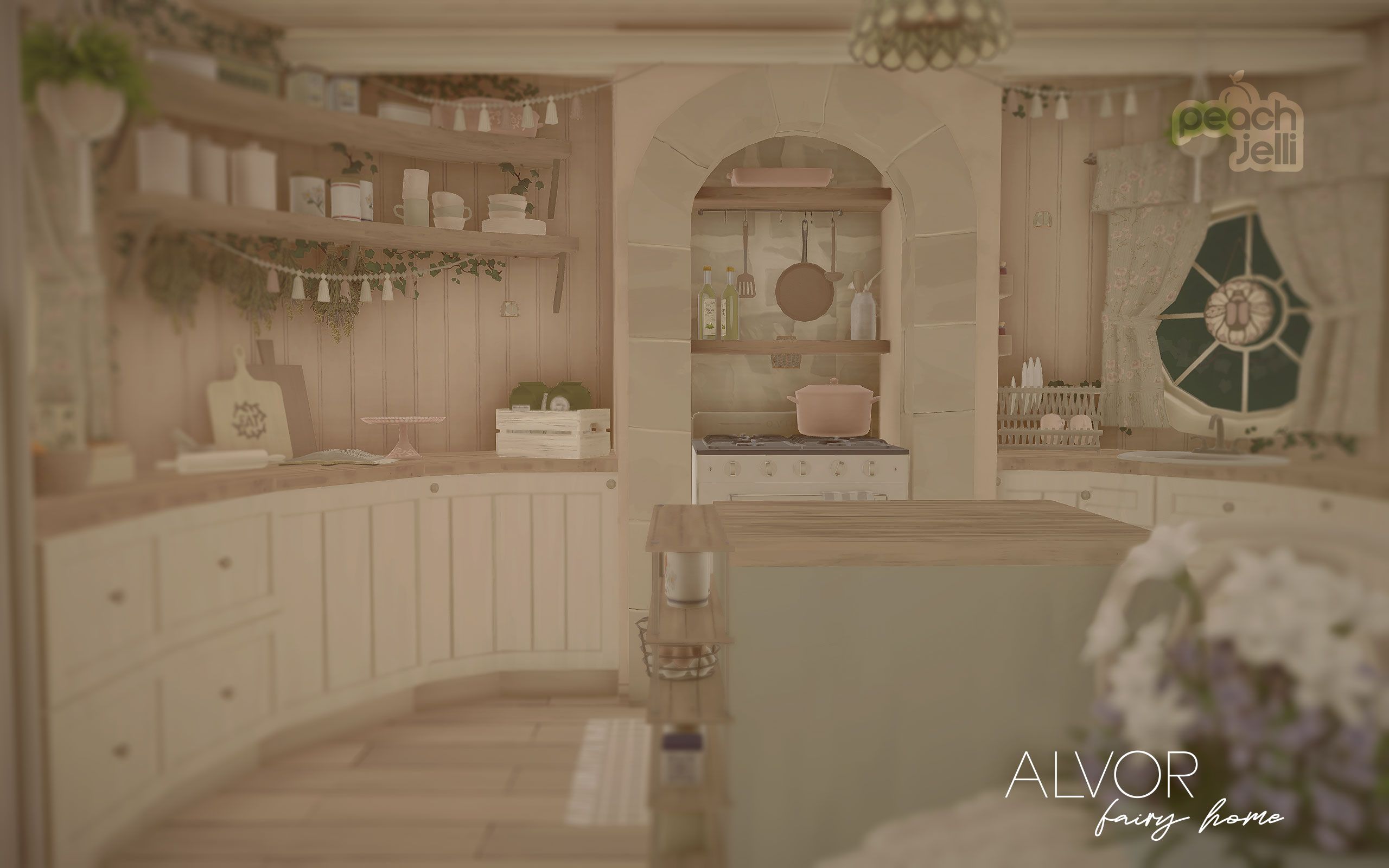ALVOR | Fairy Toadstool Home (No Mods/CC/Textures) image 7