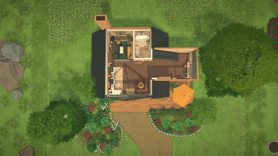 A-frame house image 2