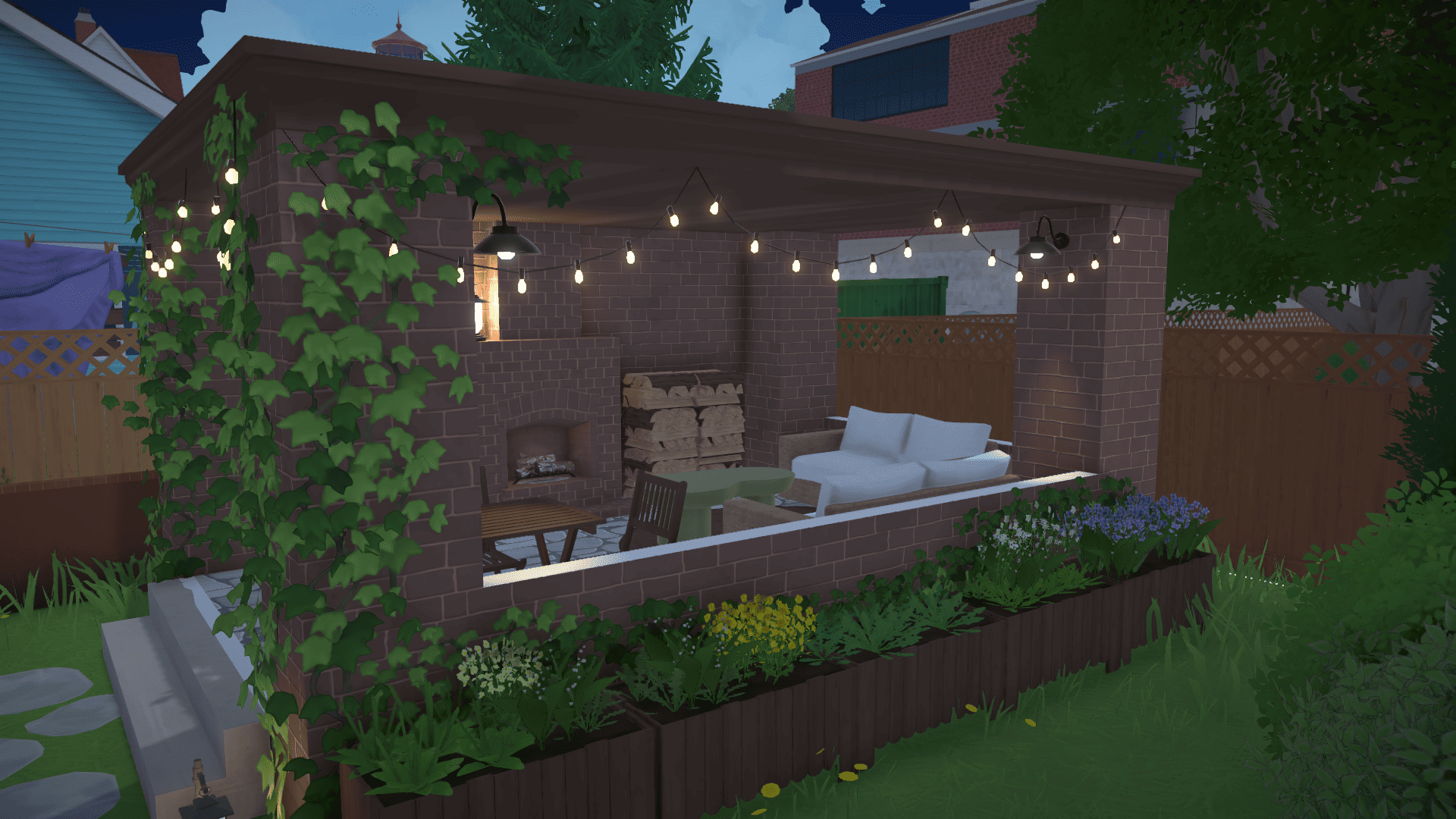 Brick Townhouse with Garden Pergola image 9