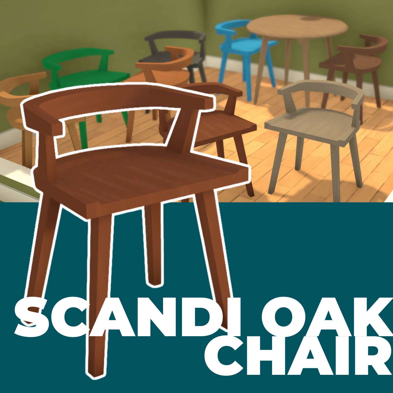 Scandi Oak Chair image 1