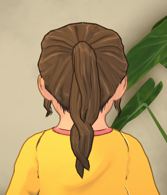 [Toddler] Hair "PonytailLongbangs" image 1
