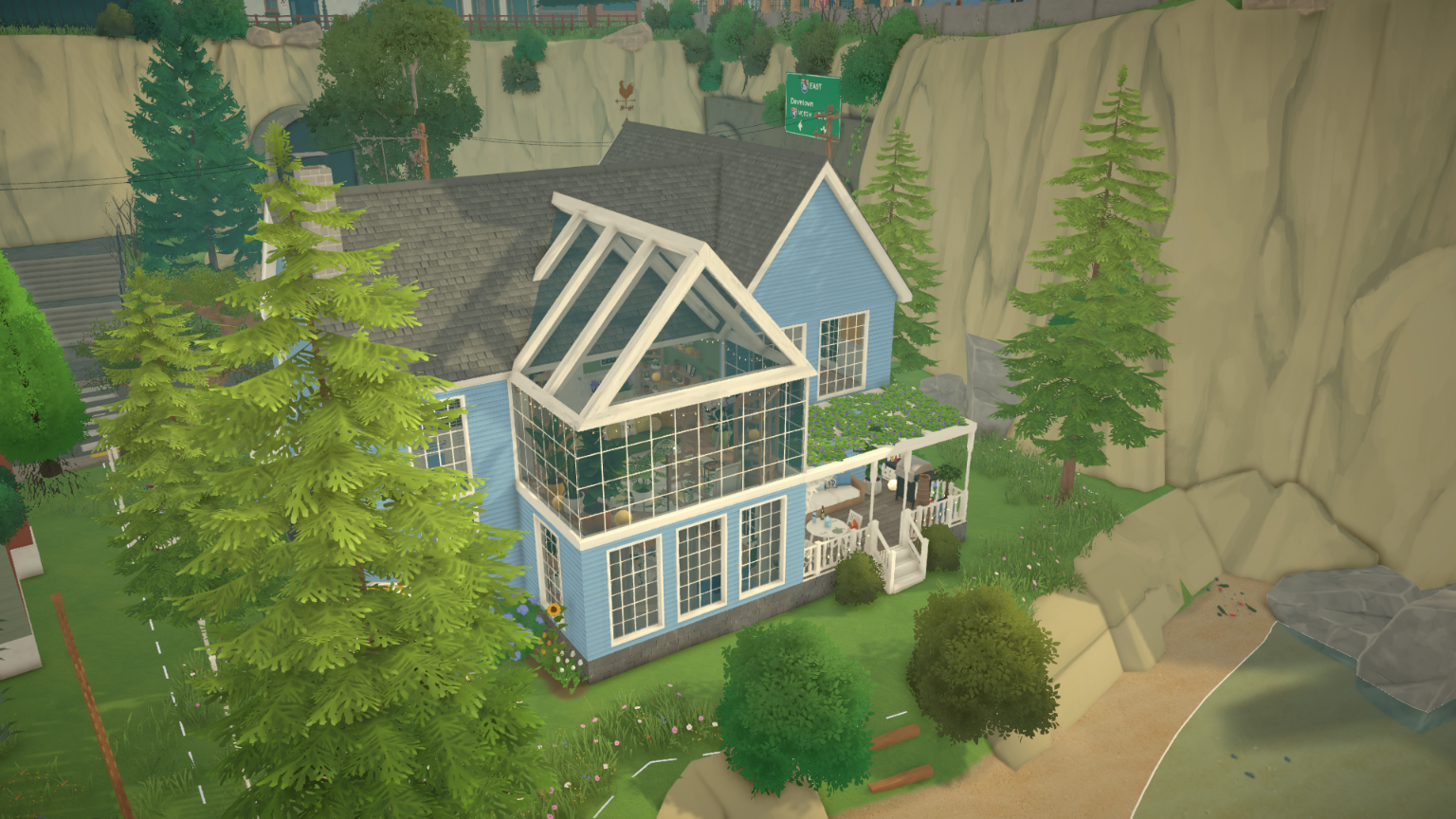 [FlaviaForesta] Light blue modern cottage image 13