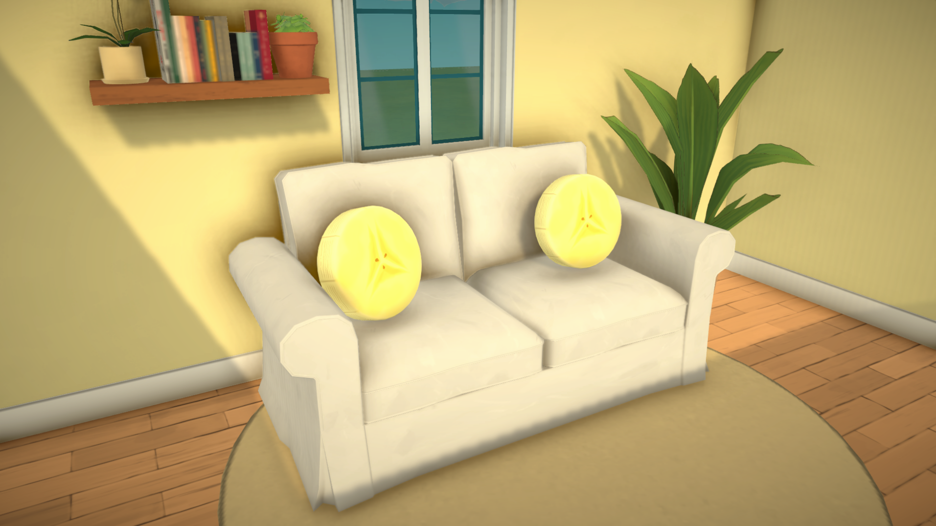 Banana Slice Pillow image 1