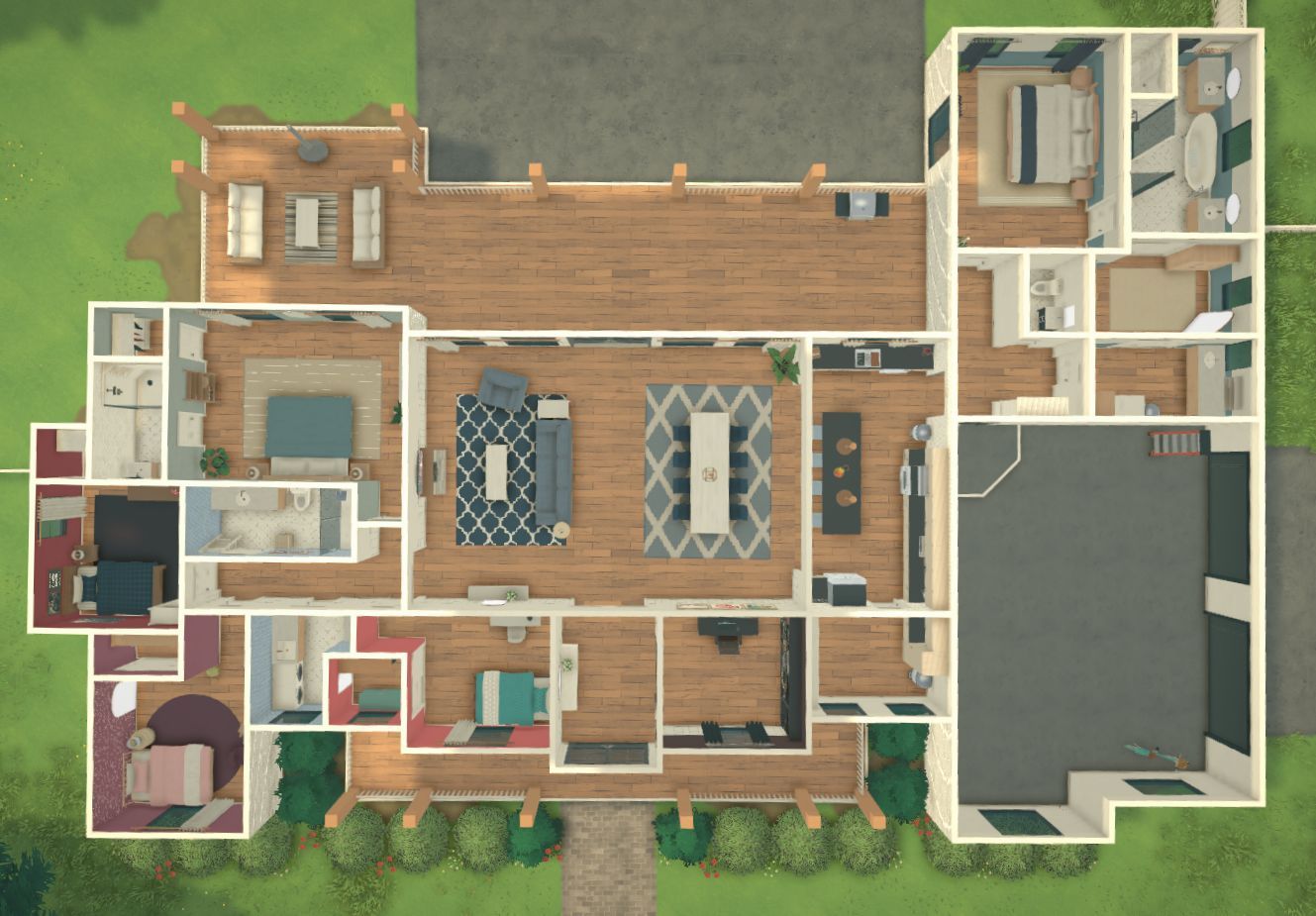 Large Modern Farmhouse image 1