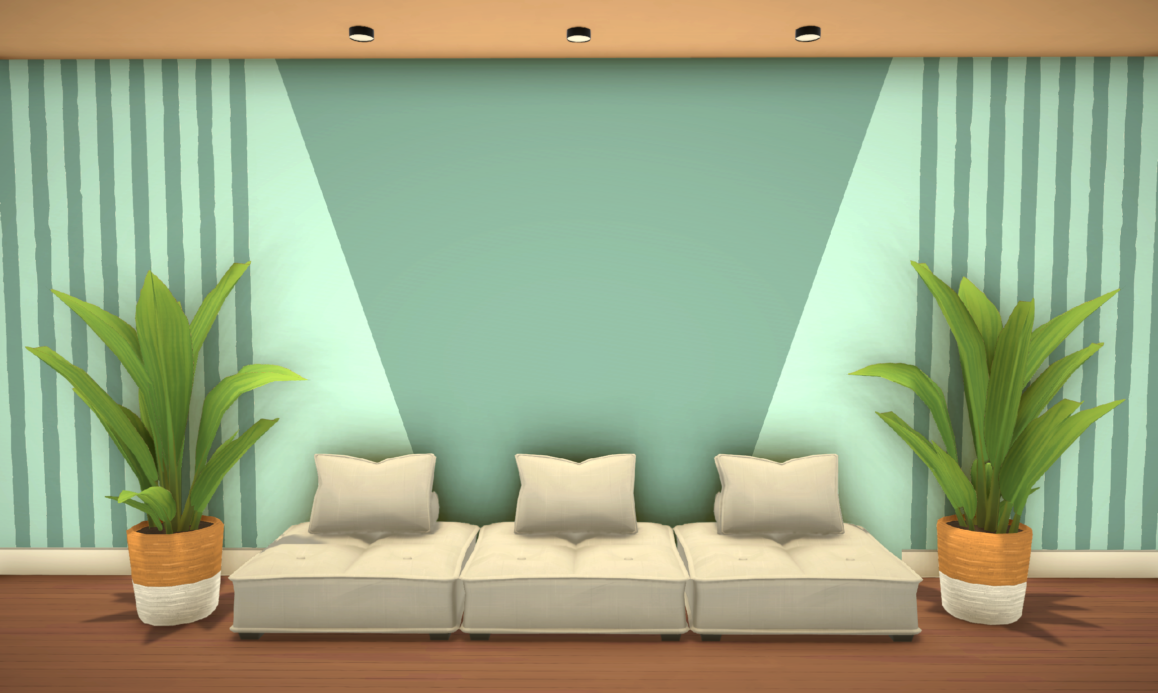 [TEA] Diagonal Transition Wall Paint B image 7