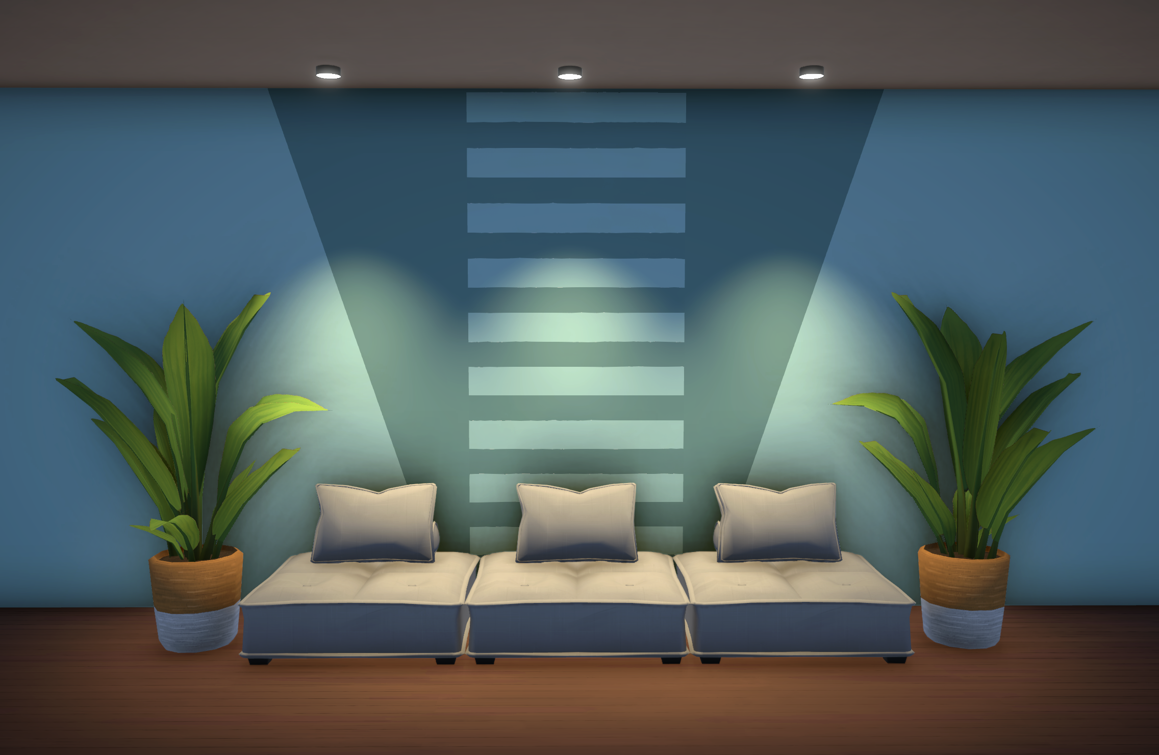 [TEA] Diagonal Transition Wall Paint B image 8