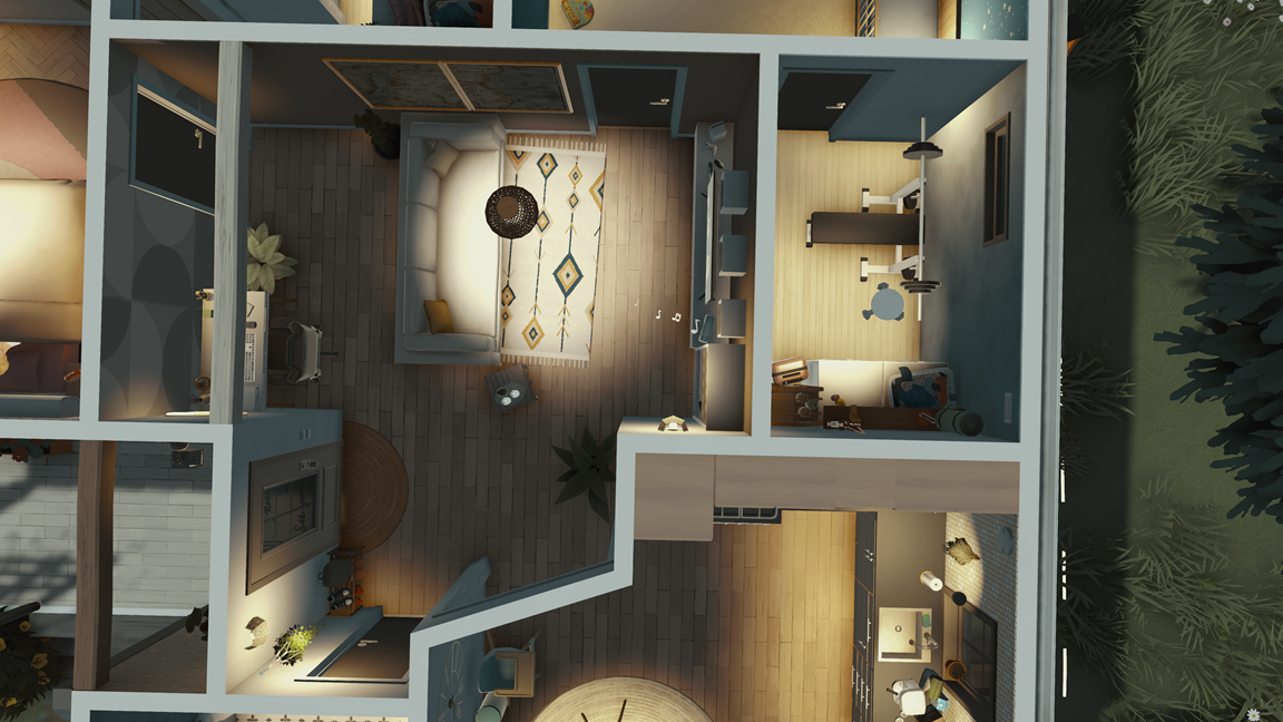 Cozy little wood house image 14