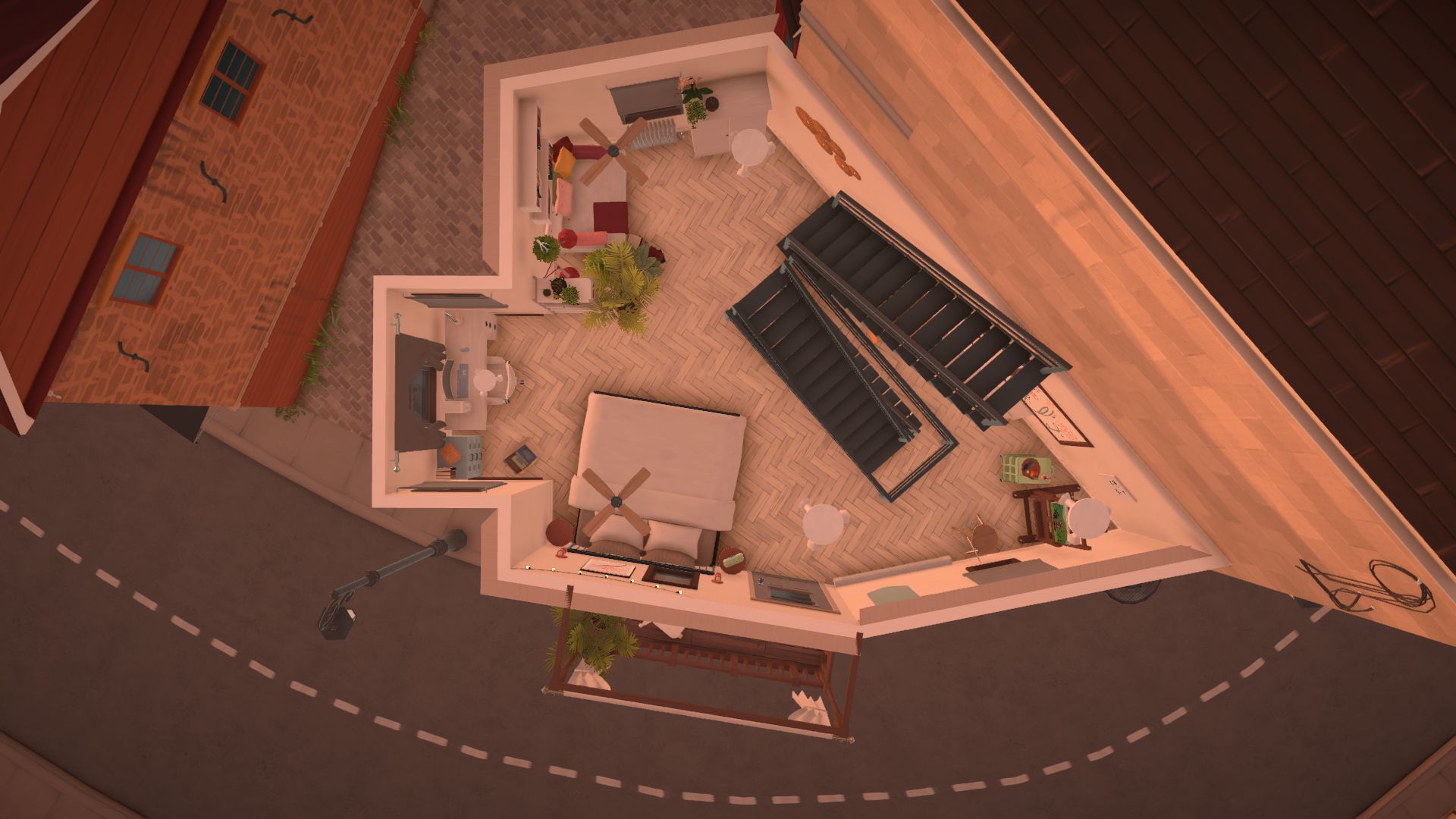 Functional house on the square image 3