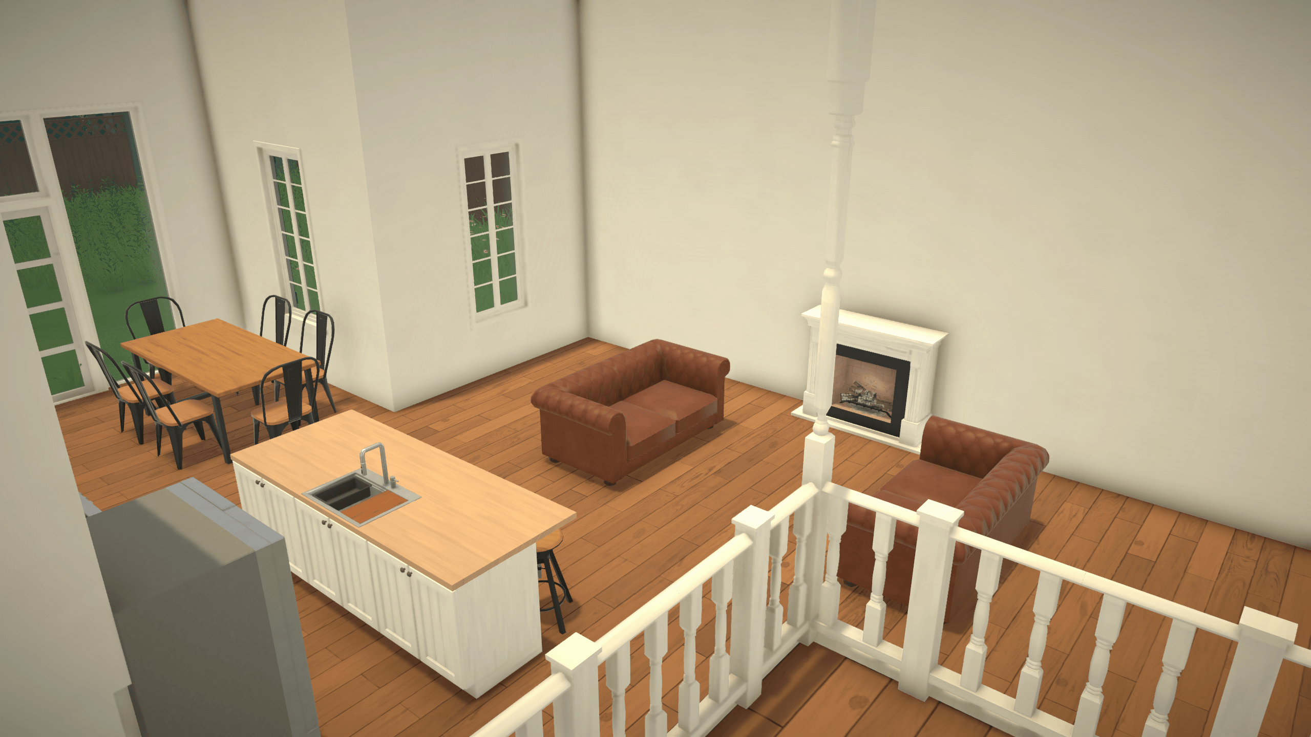 Split level 3 bed house image 4