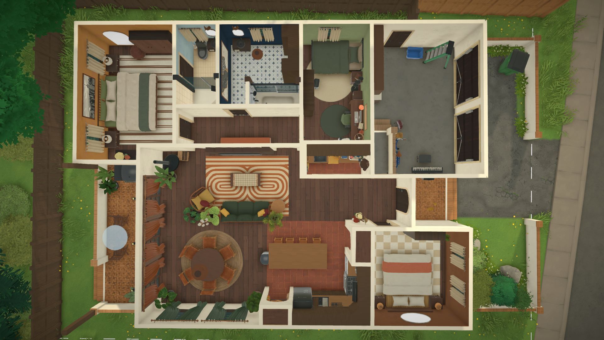 Adobe Style Terra Cotta 3 Bedroom image 9