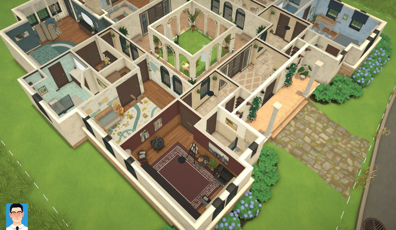 Mediterranean w/ Central Courtyard - Sanrielle image 2