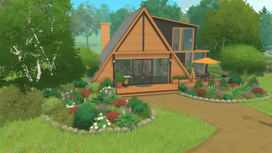 A-frame house image 1