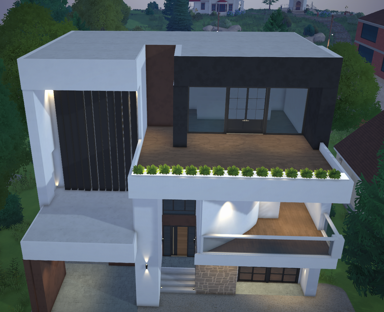 Modern 3 story house image 1