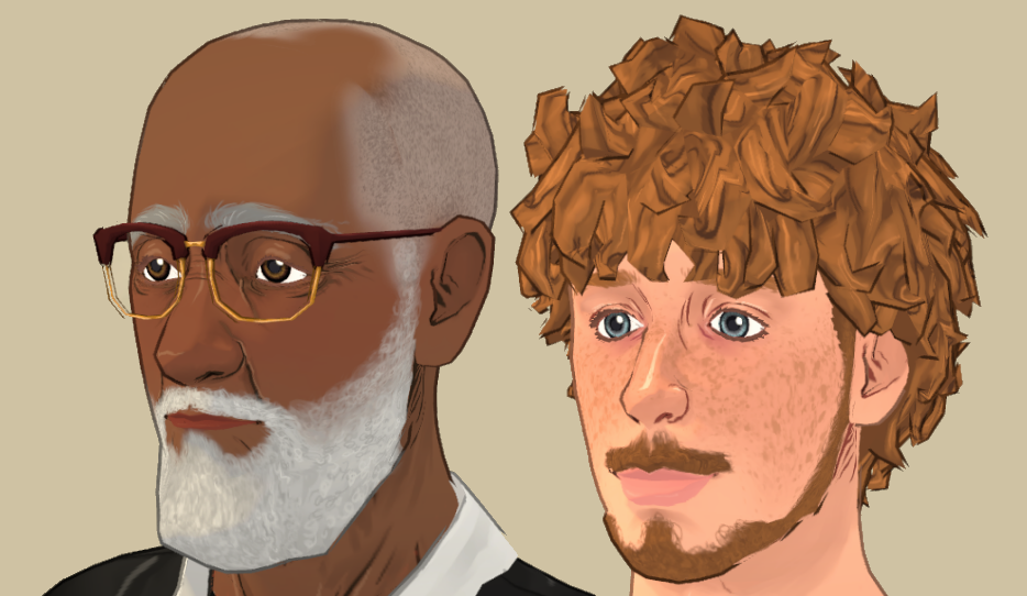 Curly Facial Hair image 2