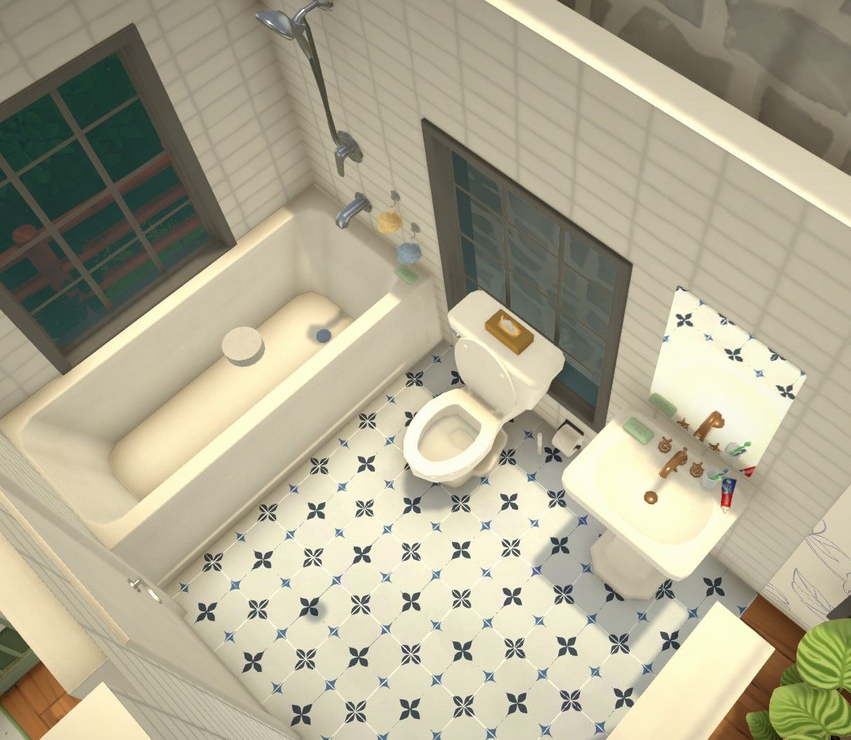 Simple multi-gen townhouse w functional spiral staircase  <29K image 12