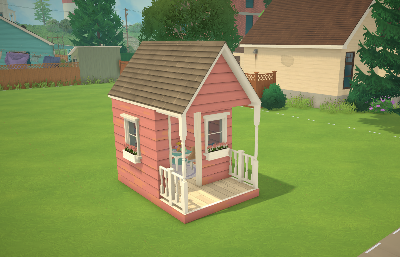 Pink playhouse for the backyard (cc free) image 5