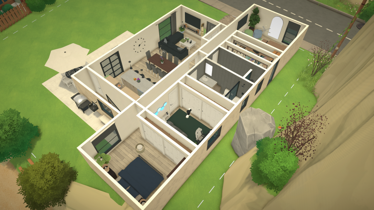 Modern One-Story House with Basement image 4