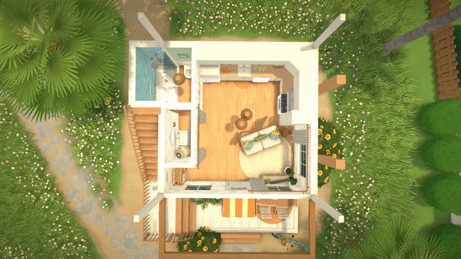 Tiny Blue House by the Sea (With Mods) image 2