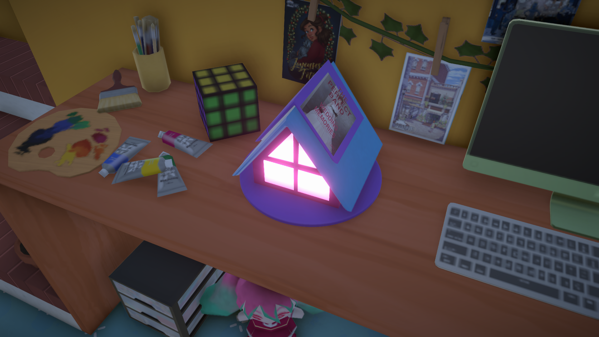 [Bear] Mini House Desk Lamp image 2