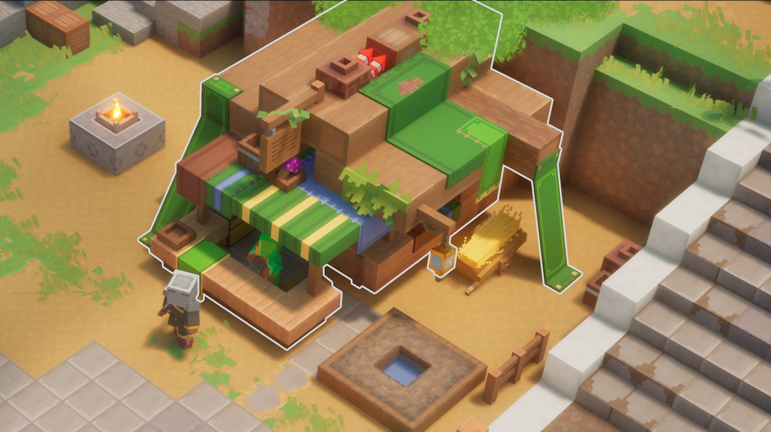 The Town Merchant's stall in Brave Haven