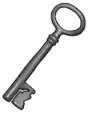 Silver Treasure Key