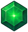 Flawless Hexagon Emerald