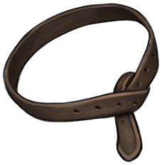 Frayed Leather Strap