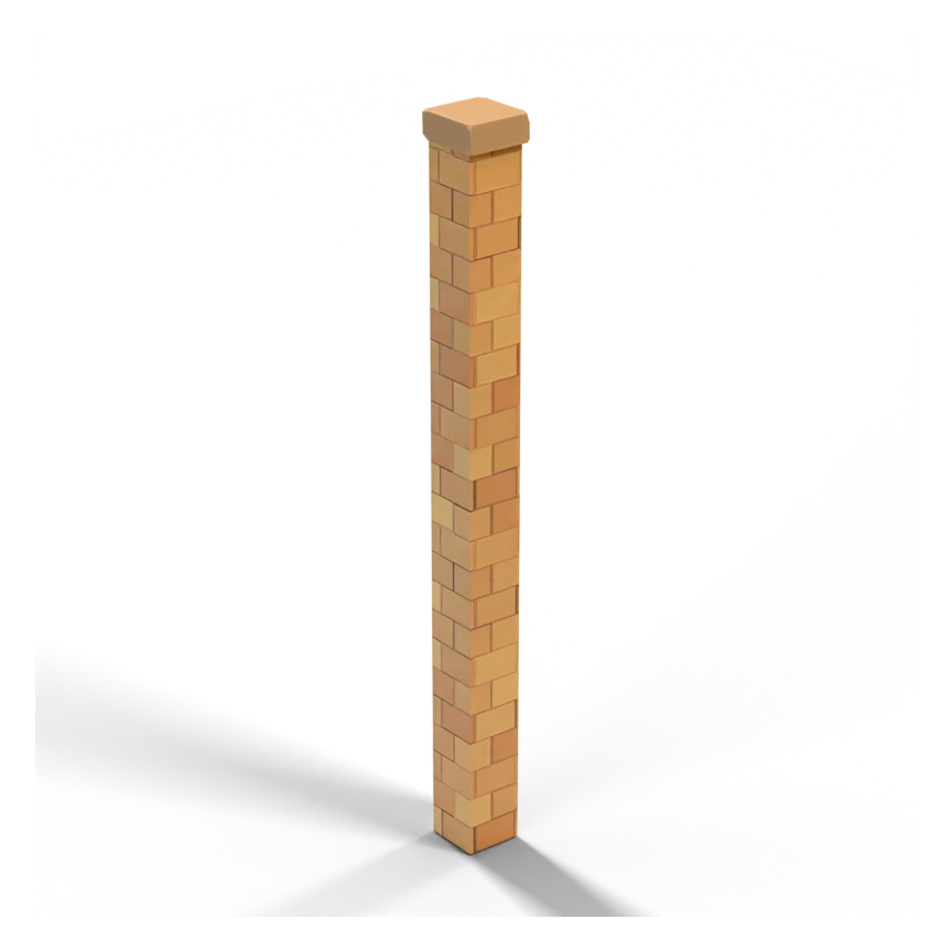 Brick pillar