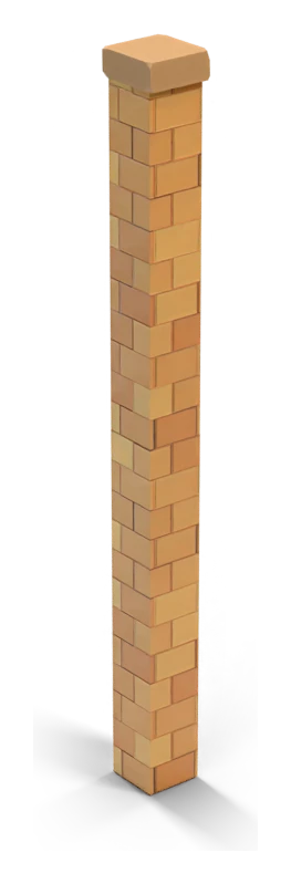 Brick pillar