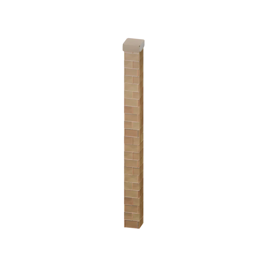 Brick pillar