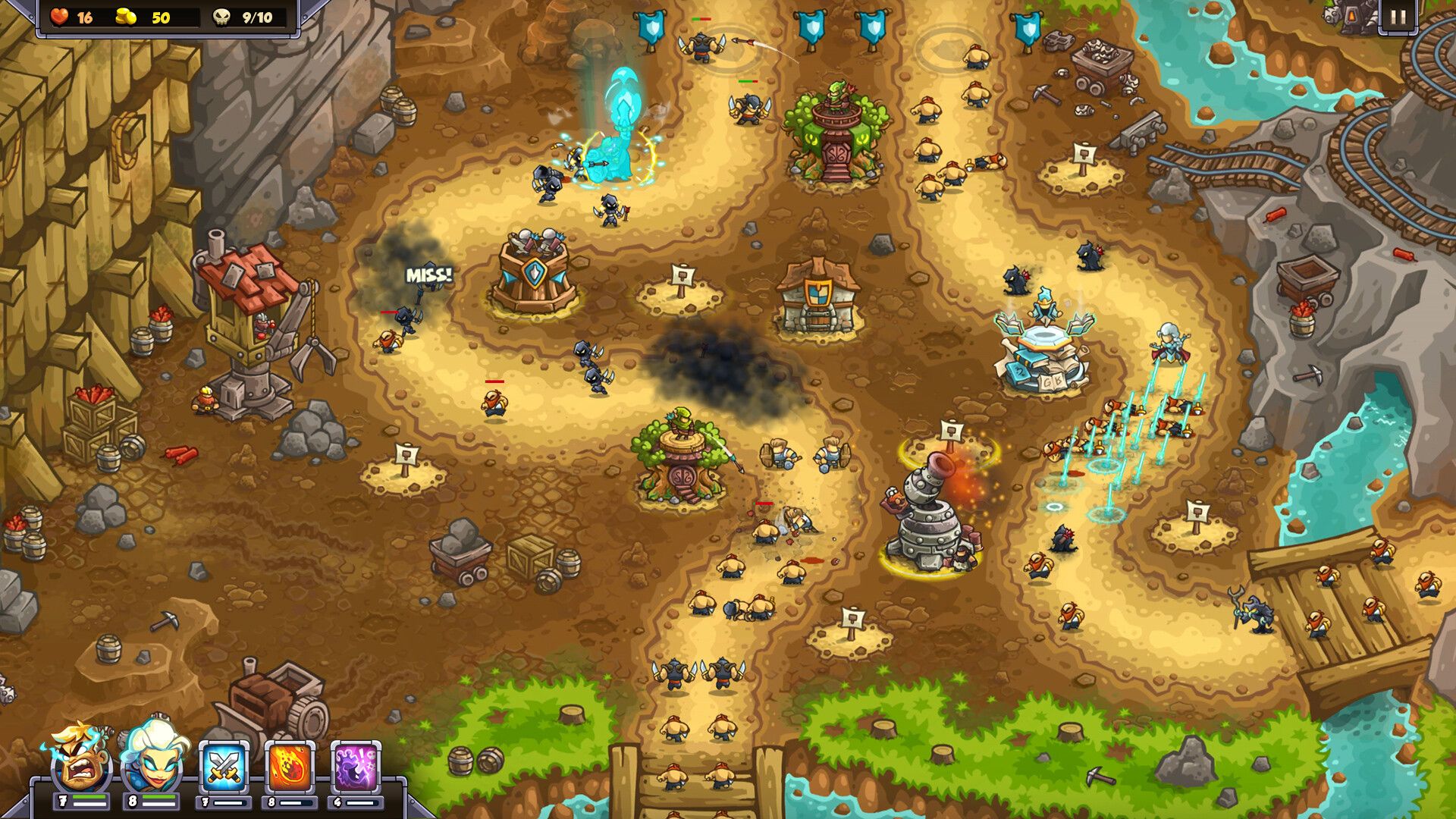 Kingdom Rush 6: Genesis - Stage 4, Western Wall