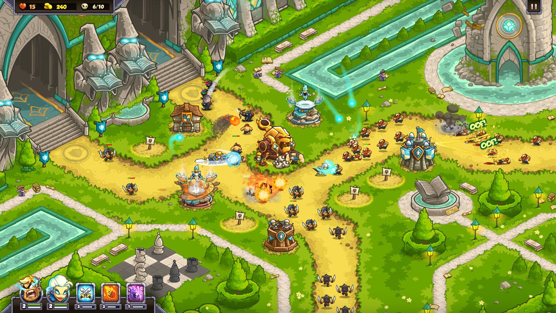 Kingdom Rush 6: Genesis - Stage 2, Arcane Academy