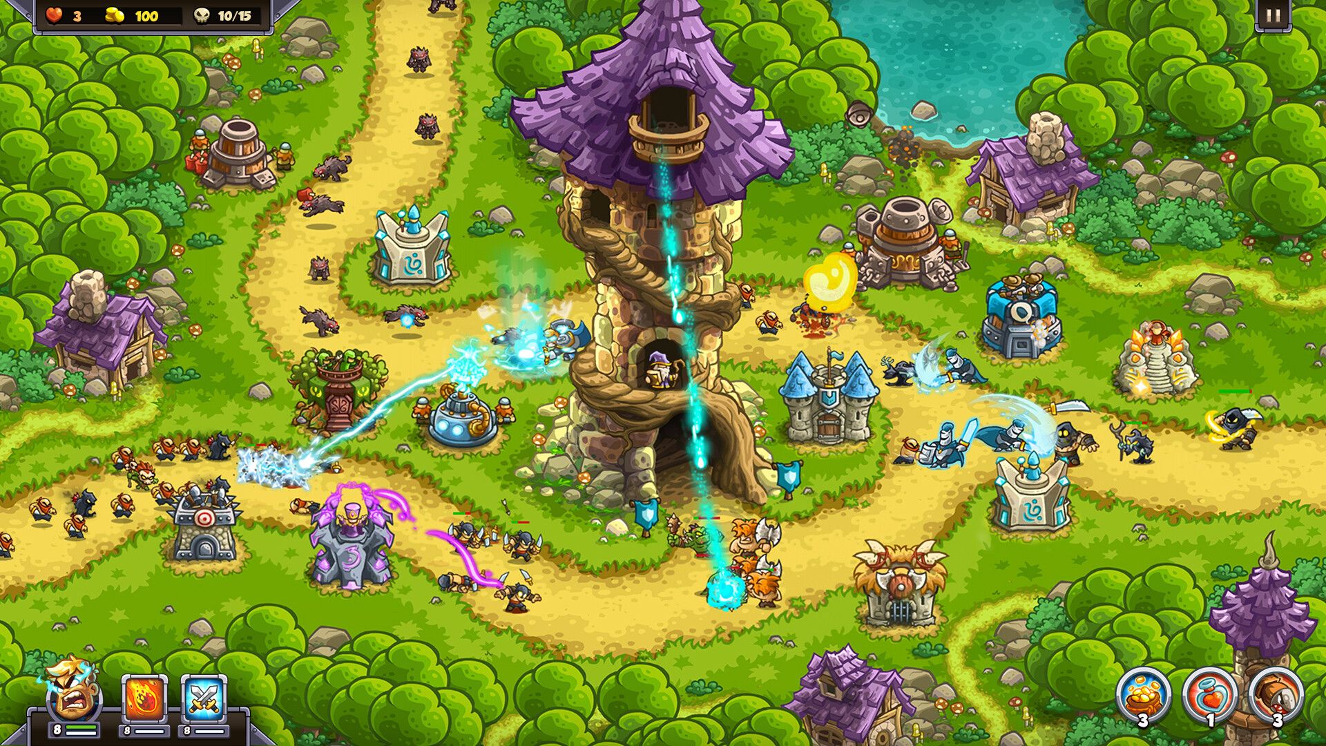 Kingdom Rush 6: Genesis - Stage 6, Lozagon Tower