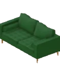 Mid Century Kapitoneli Kanepe