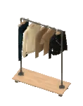 Closet Open Pipe Rack