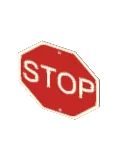Sign Post Stop Wall
