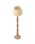 Lamp Floor Farmhouse Bulbous