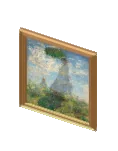 Painting Woman With Parasol Monet