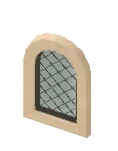 Window Stone Arch Crisscross