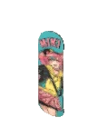 Wall Skateboard Miki