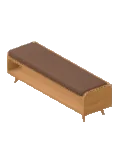 Panca mid-century contenitore