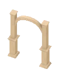 Arch Stone Post