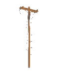 Poteau électrique industriel