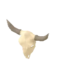 Wall Bull Skull