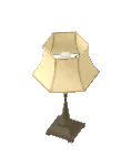 Lamp Table Classic Ribbed Shade