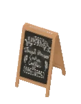 Standing Chalkboard