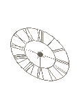 Clock Wall Iron