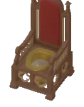 玉座のトイレ