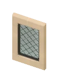 Window Stone Square Crisscross